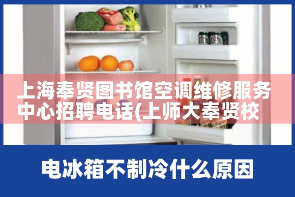 上海奉贤图书馆空调维修服务中心招聘电话|同城维修客服中心